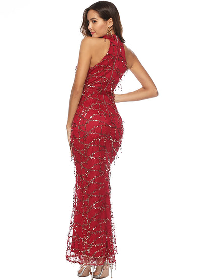 Elegant Sequin Bodycon Party Dress