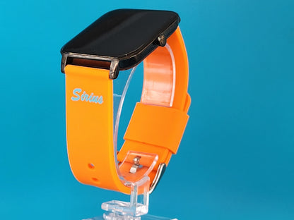 Sirius SGT6 Smart Watch - Orange and Black Strap