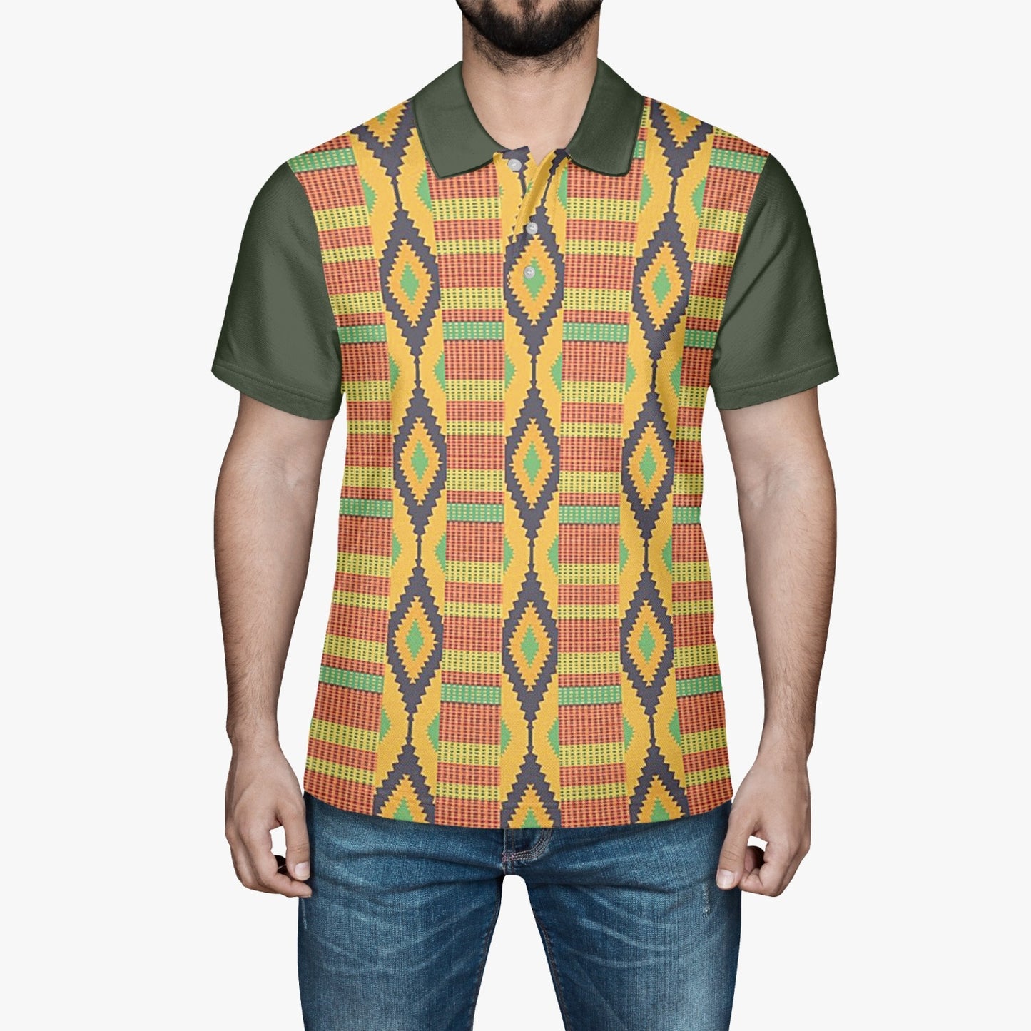 Kente V1 Men Polo Shirt