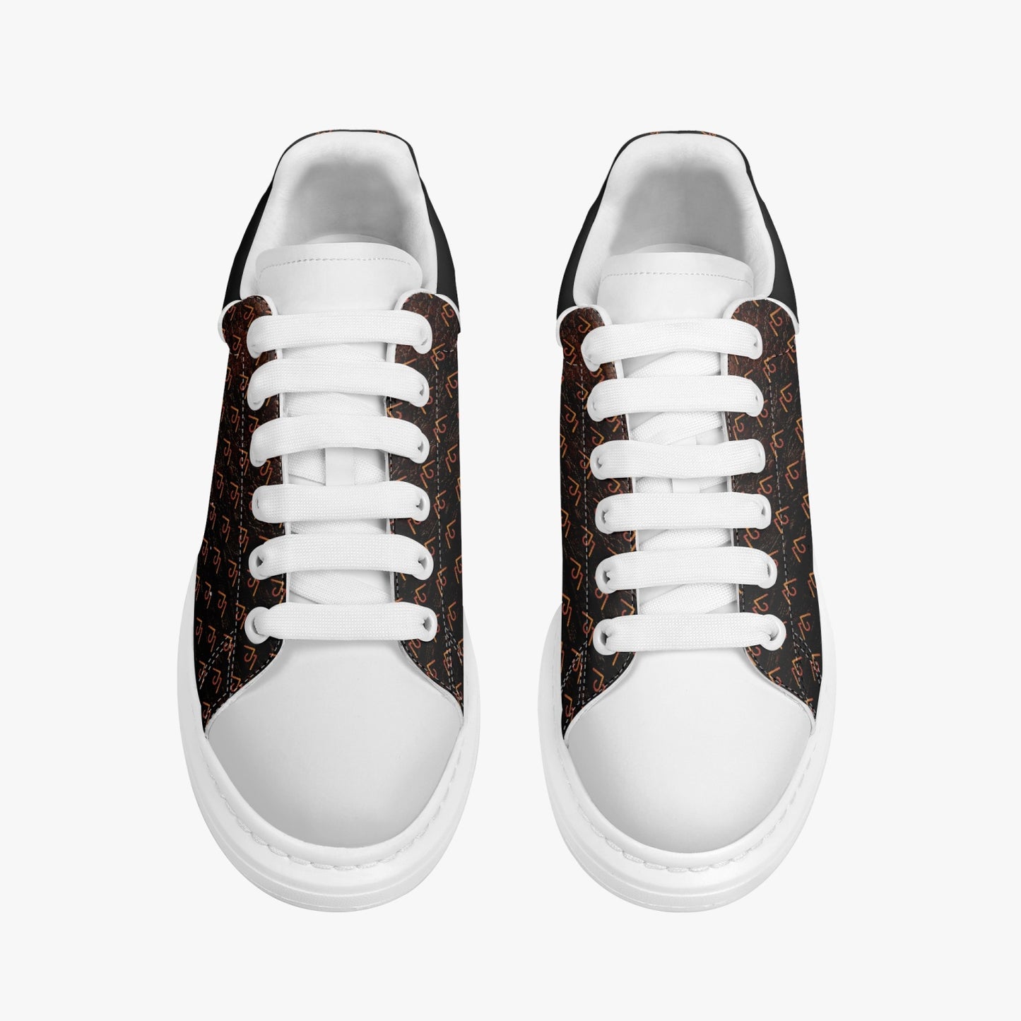 MyMIYAKA Branded Leather Oversized Sneakers