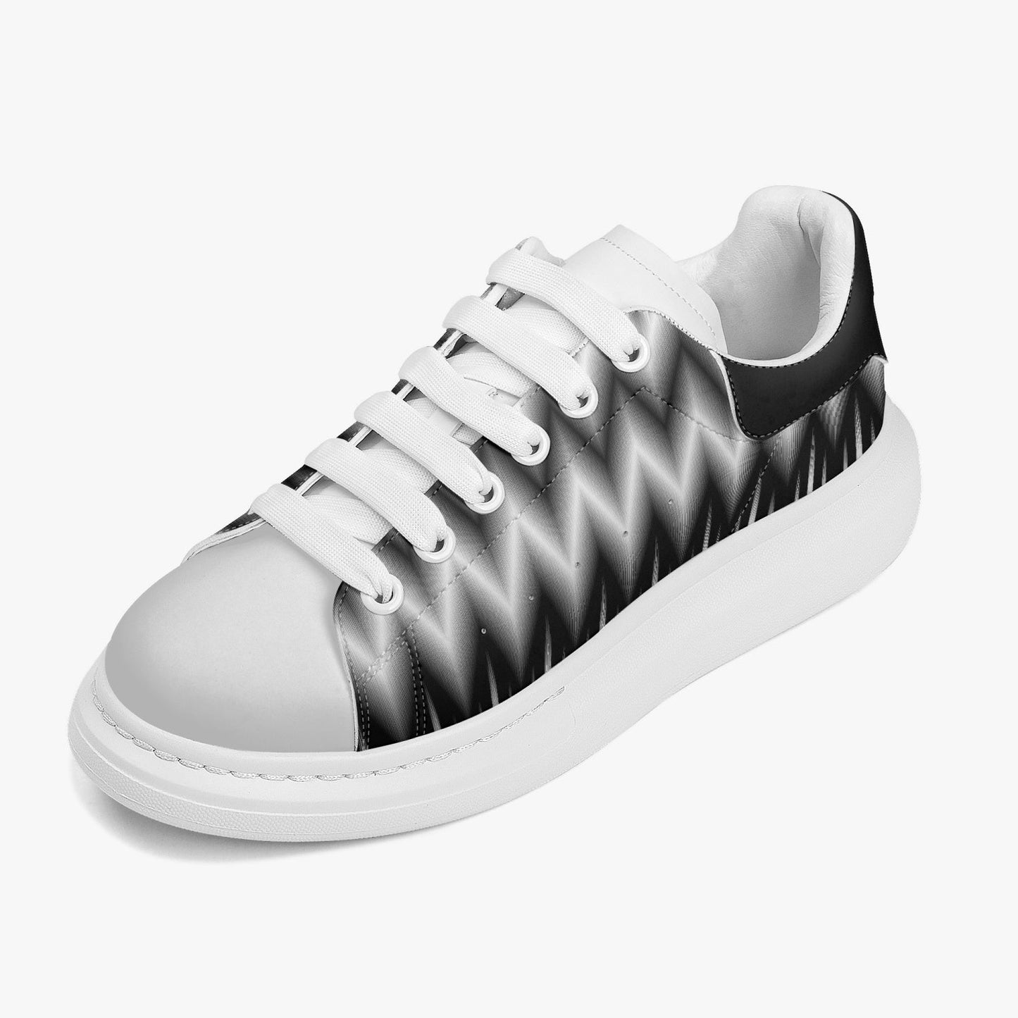 Aztec Leather Oversized Sneakers - Women