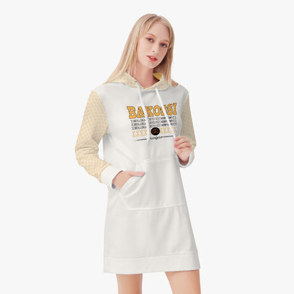 BAKOSSI Women's Hoodie Dress - Cream White