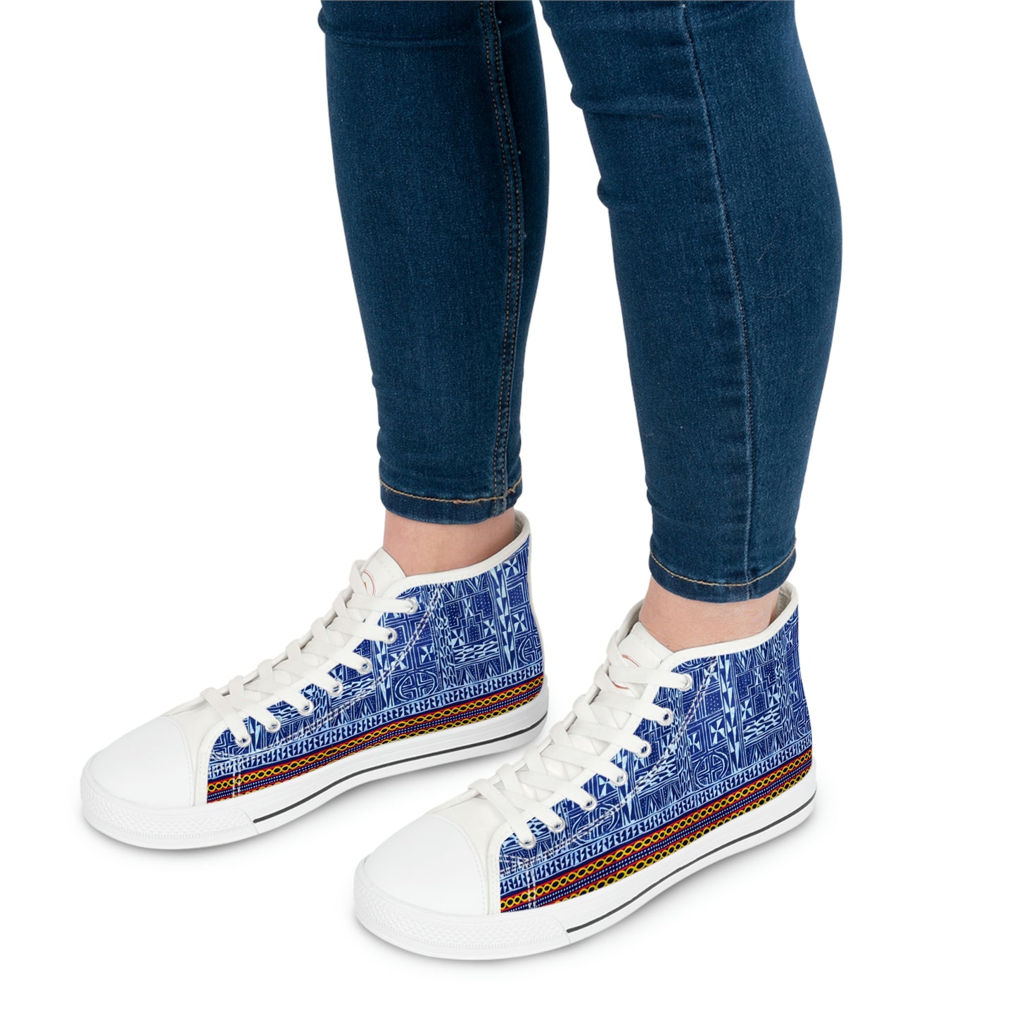 Women's 237 West Traditional Fabric High Top Sneakers