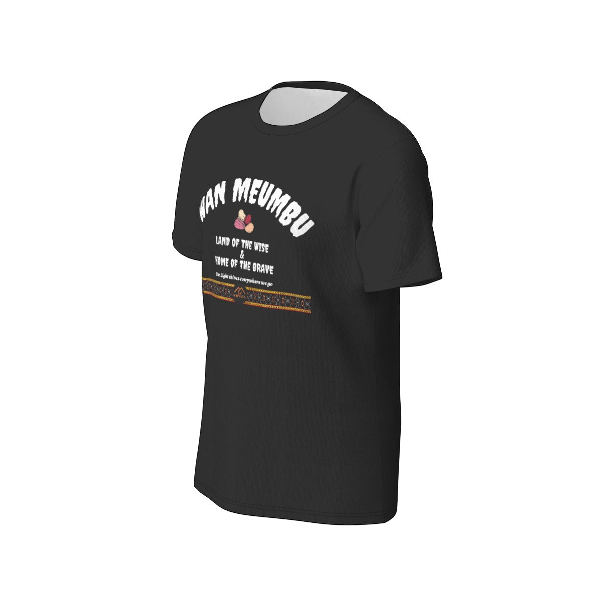 Wan Meumbu O-Neck Cottom T-Shirt - Black