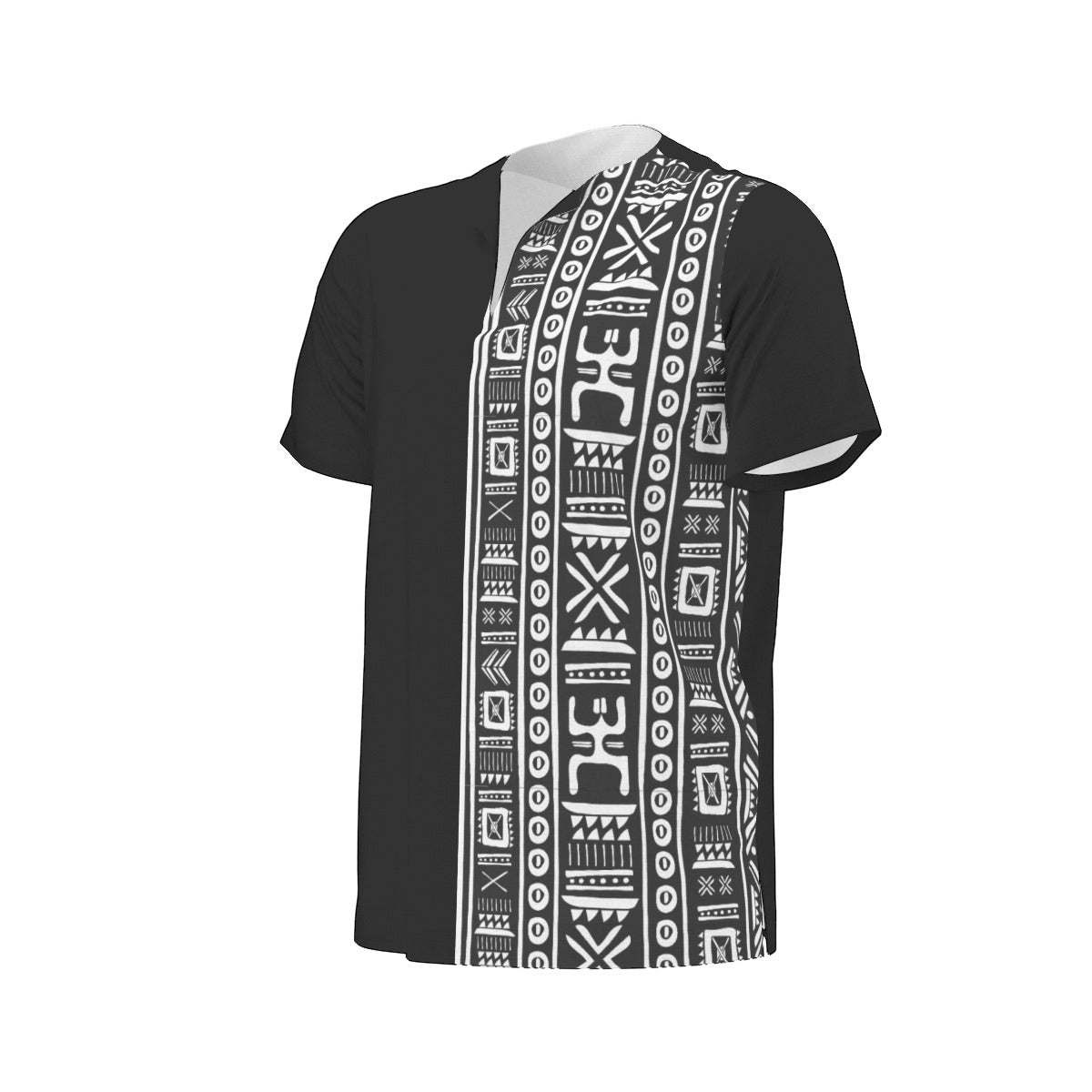 African Dashiki Shirt - Black