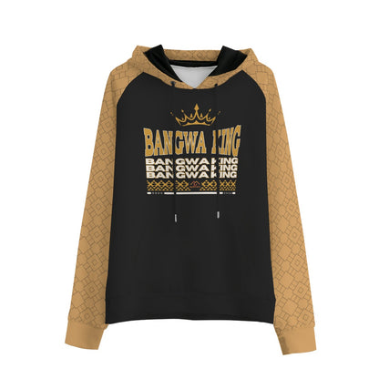 Bangwa King Men's Raglan Pullover Hoodie