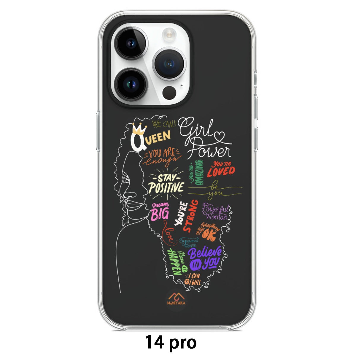 iPhone 14 15 Series Mobile Phone Case Affirmations TPU