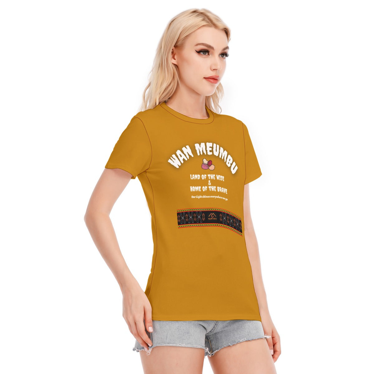 Wan Meumbu Women's Round Neck Cottom T-Shirt