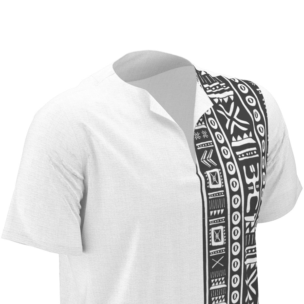 Afro Mask Men's African Dashiki Shirt