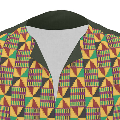 African Kente Dashiki Shirt