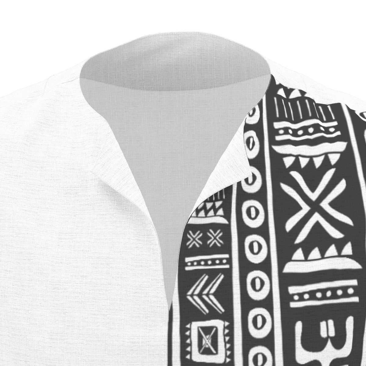 Afro Mask Men's African Dashiki Shirt