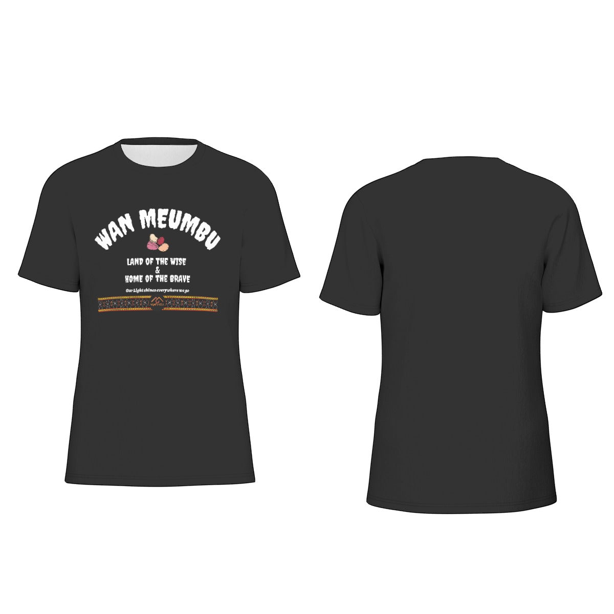 Wan Meumbu O-Neck Cottom T-Shirt - Black