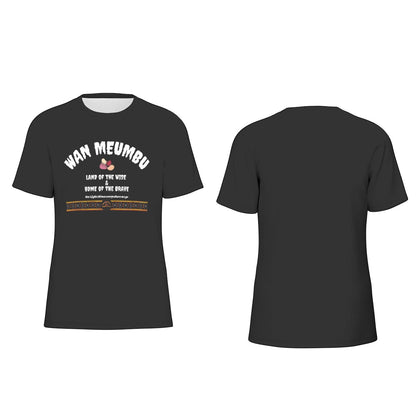 Wan Meumbu O-Neck Cottom T-Shirt - Black