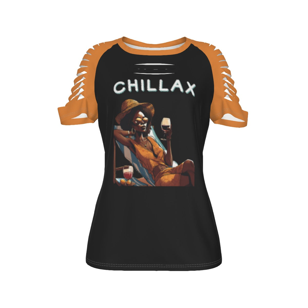 CHILLAX Ripped T-Shirt