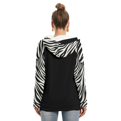 Black Girls R Magic Hoodie With Double Hood - Tiger Sleeves