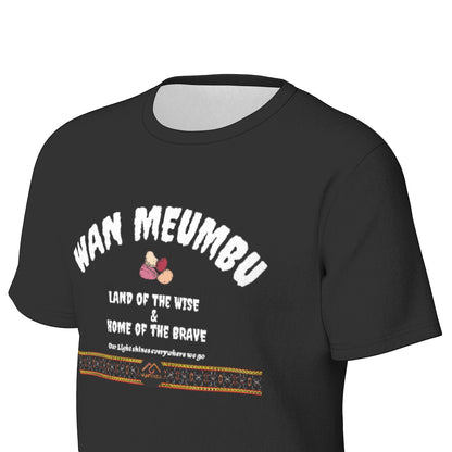 Wan Meumbu O-Neck Cottom T-Shirt - Black