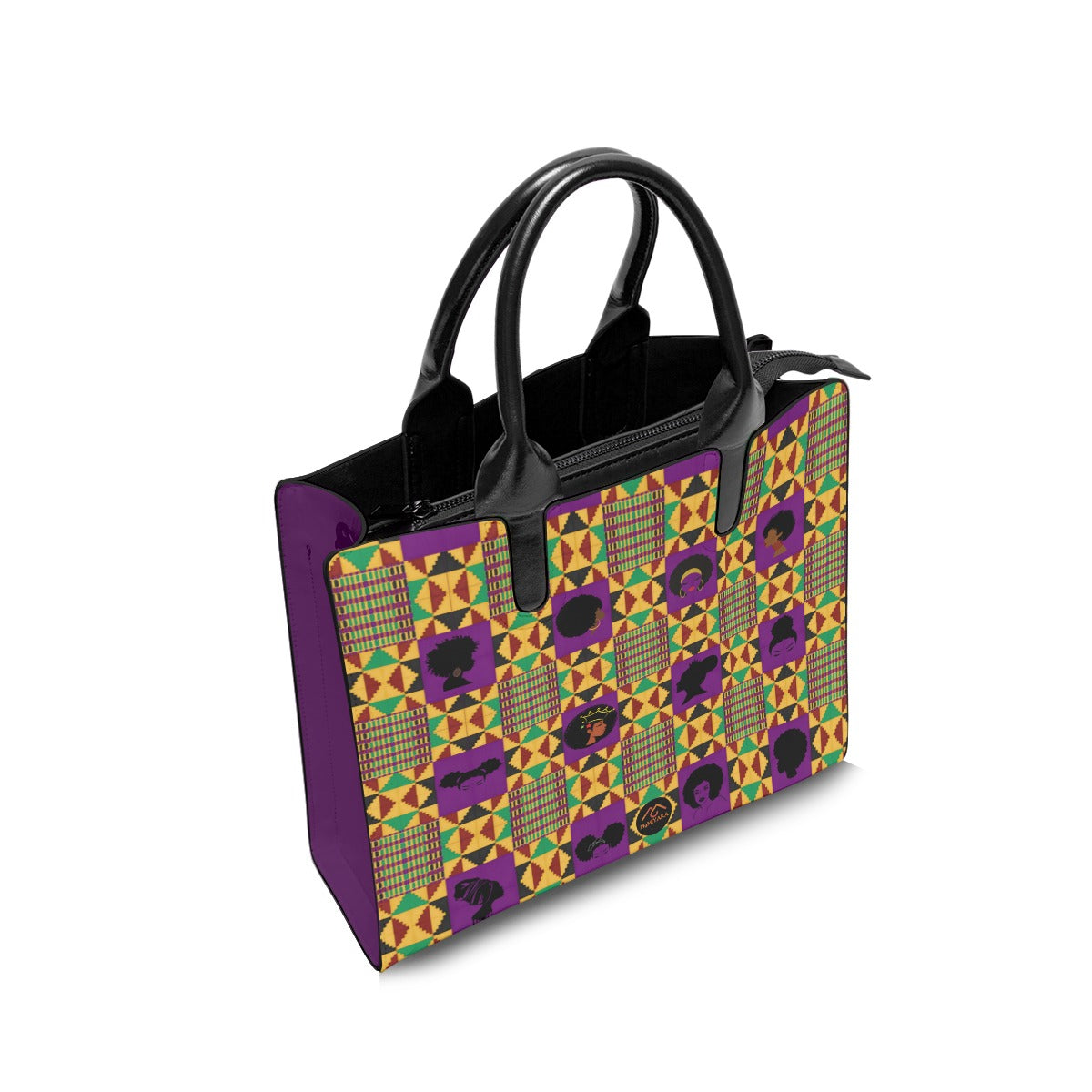 Kente Queens Fashion Square Tote Bag