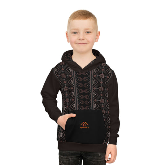 Heritage Children's Hoodie - Dark Brown