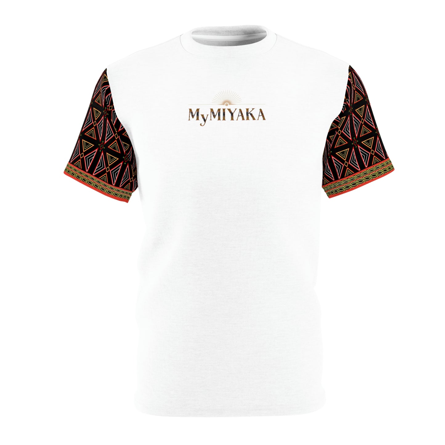 MyMIYAKA Toghu Square Print Tee (White)