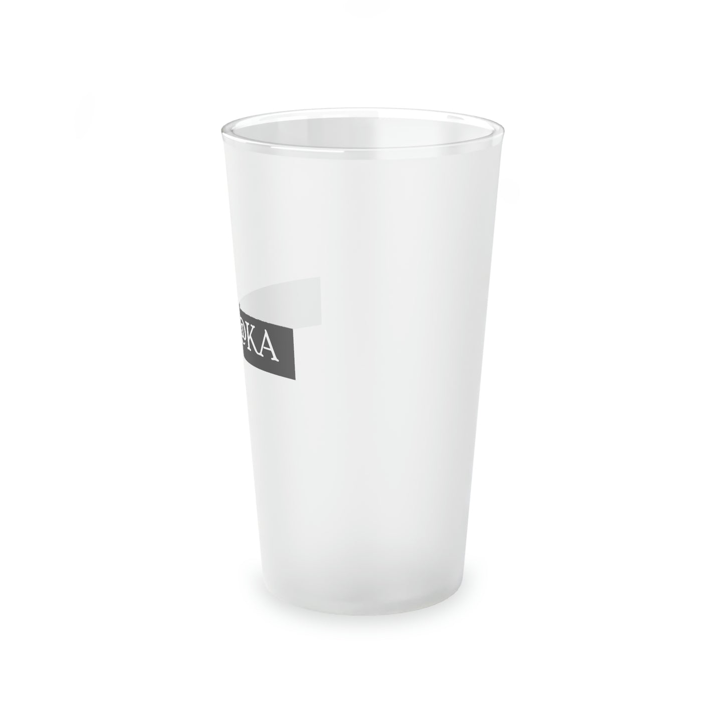 Custom Frosted Pint Glass, 16oz