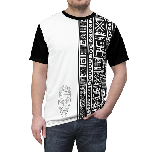 Ethnic Mask Afro Design Tee