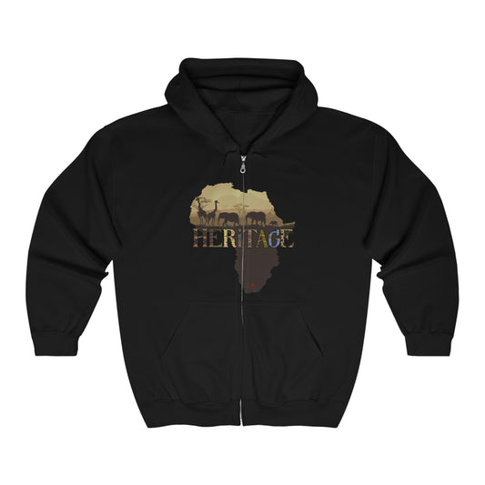 Heritage Heavy Blend Full Zip Hooded Sweatshirt