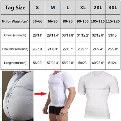 Body Toning T-Shirt Slimming Body Shaper