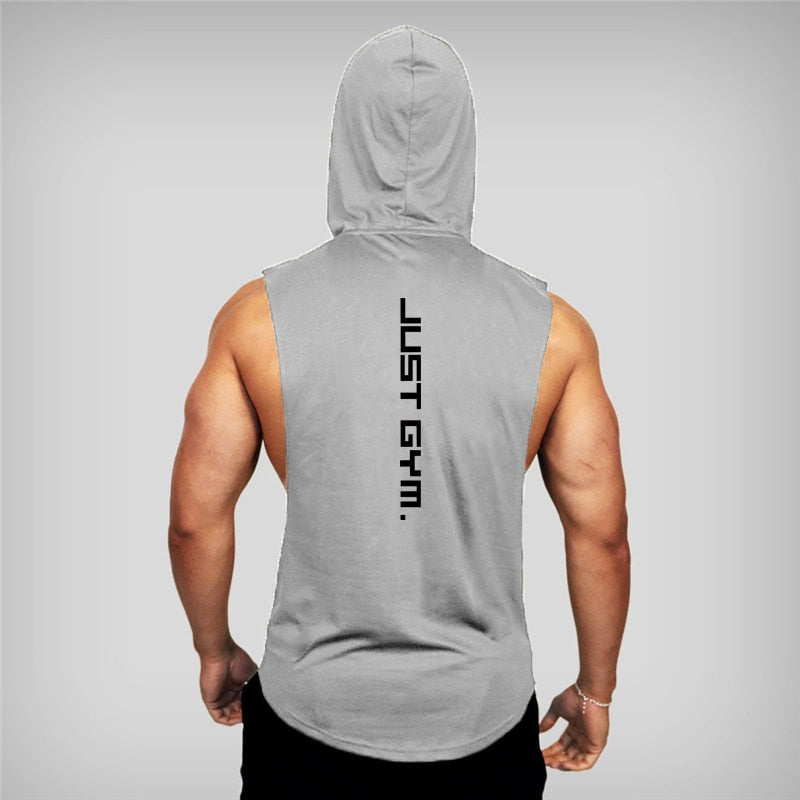 Sleeveless Gym Hoodies Tank Top