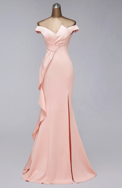 Beautiful new candy color evening dress