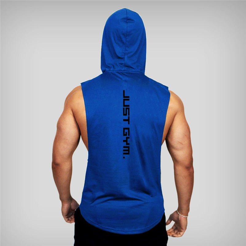 Sleeveless Gym Hoodies Tank Top