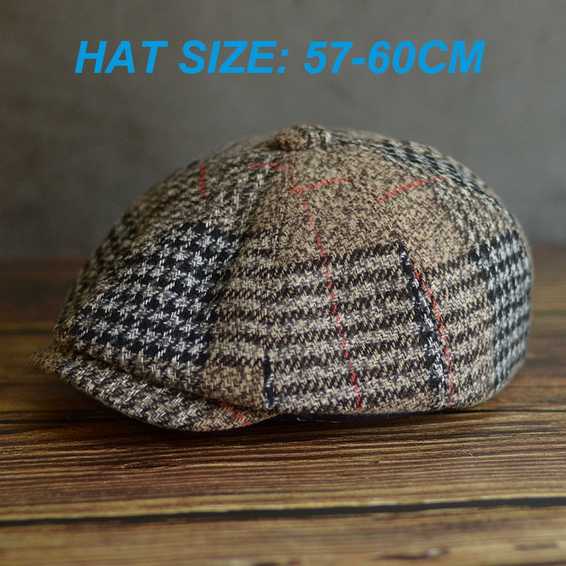 Wool Blend Male Beret