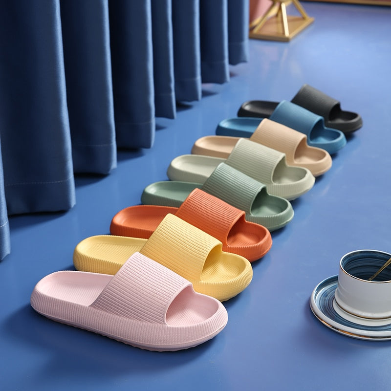 Women Thick Platform Cloud Soft Sole Anti Slip Sliders