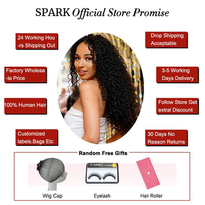 Afro Kinky Curly Natural Black 100% Unprocessed Human Hair Weave Bundles