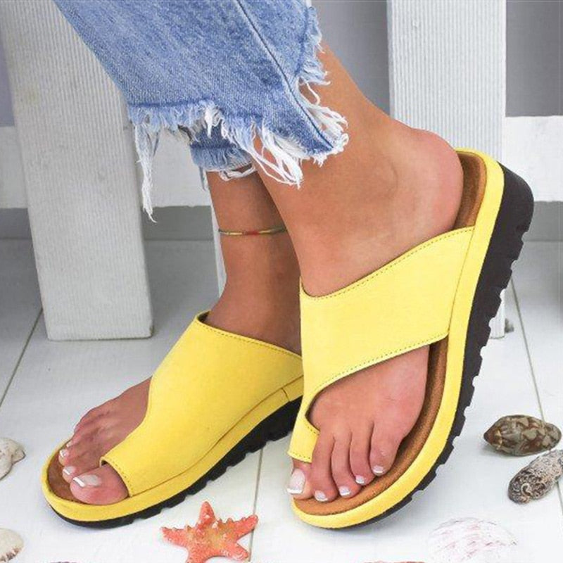 Casual Flip-flops Wedges Sandals with Platform Heels For Women