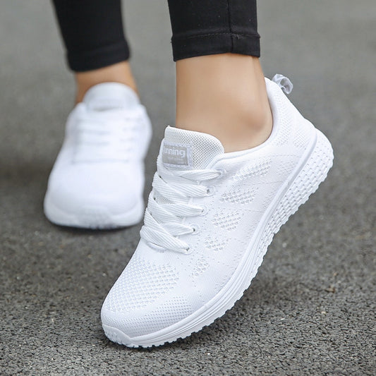 Casual Mesh Flat Fashion Breathable Walking  Shoes