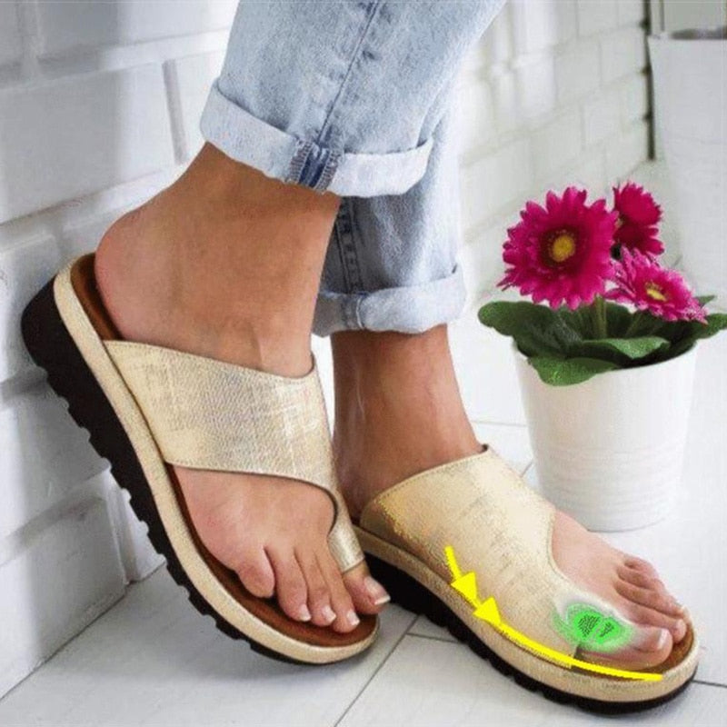 Casual Flip-flops Wedges Sandals with Platform Heels For Women