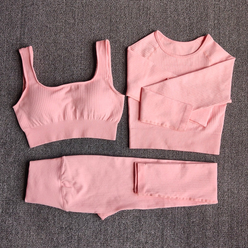 Women Sportswear Yoga Set Workout Clothes Athletic Wear Sports