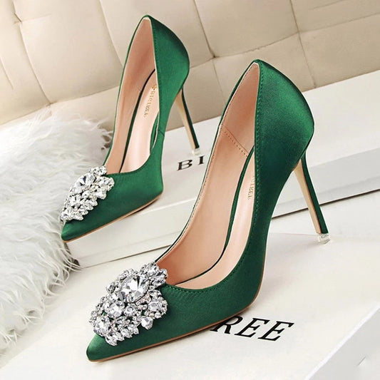 Luxurious Sexy Rhinestone Pumps