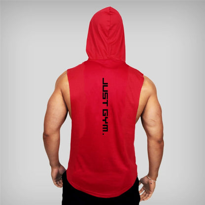 Sleeveless Gym Hoodies Tank Top