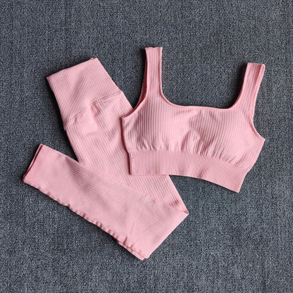 Women Sportswear Yoga Set Workout Clothes Athletic Wear Sports