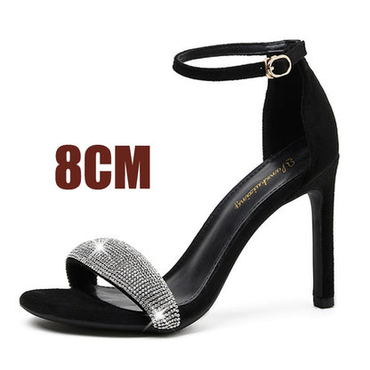 High Quality Open Toe Stiletto Heel Sandal