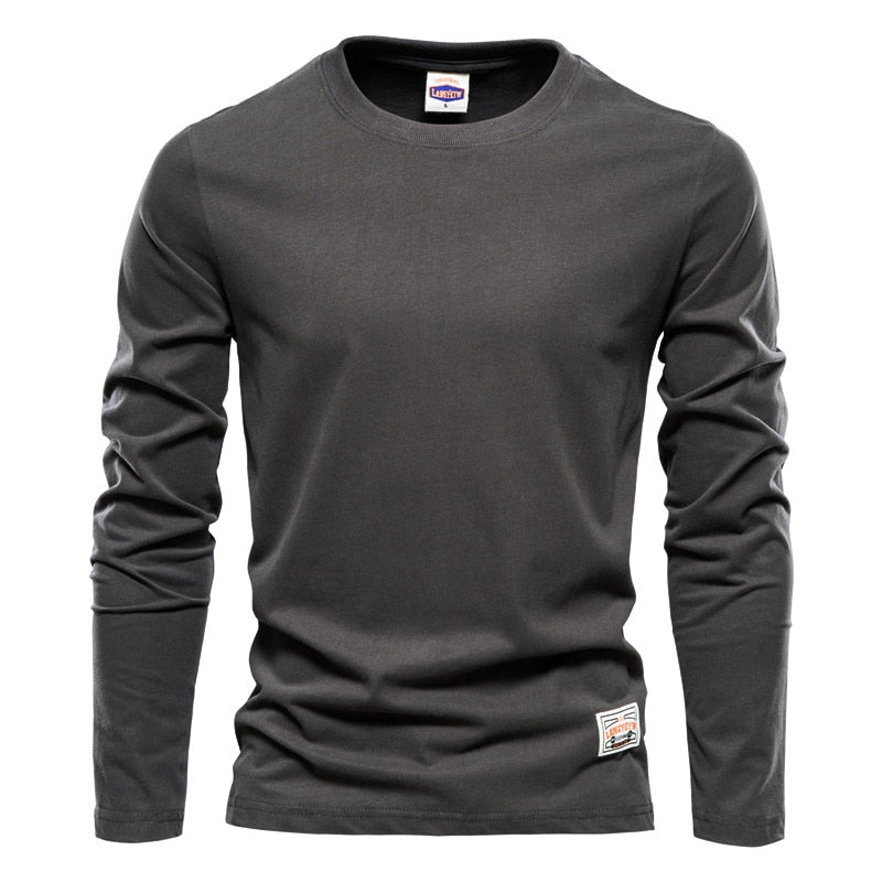 High Quality 100% Cotton Short and Long Sleeve T shirt For Men