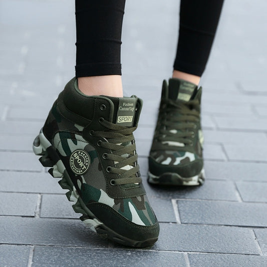 Fashion Camouflage Sneakers Women