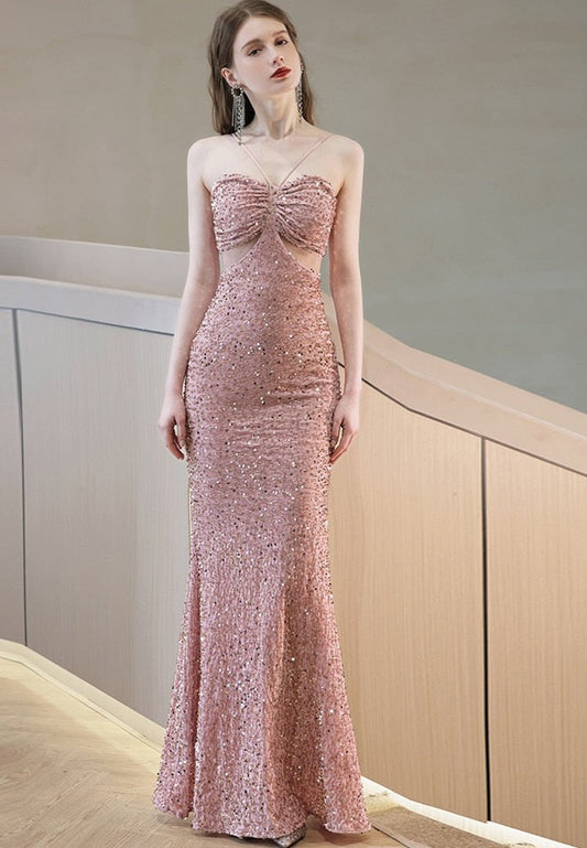 Mermaid Strap Prom Dress