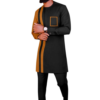 African Senator Set 2-Piece Set Tribal Outfit