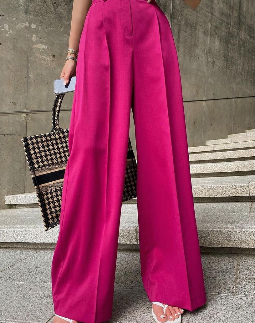 Office Women Pants Loose Full Length Ladies Trousers