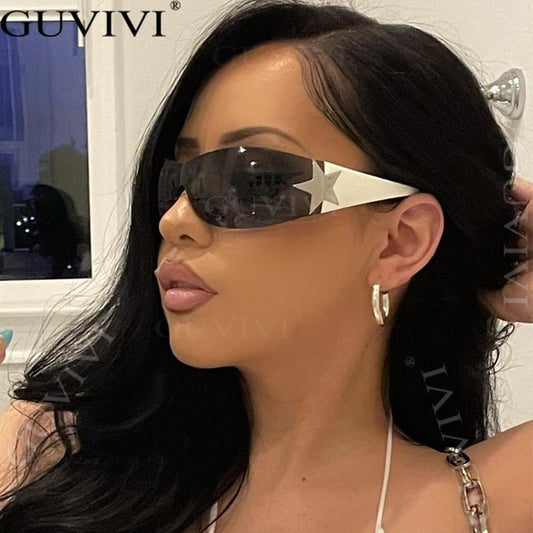 Designer Wrap Around Punk Sports Sunglasses