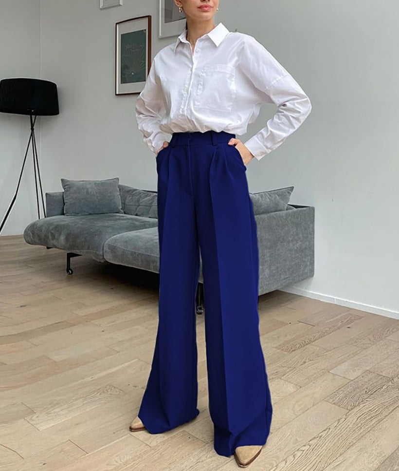 Office Women Pants Loose Full Length Ladies Trousers