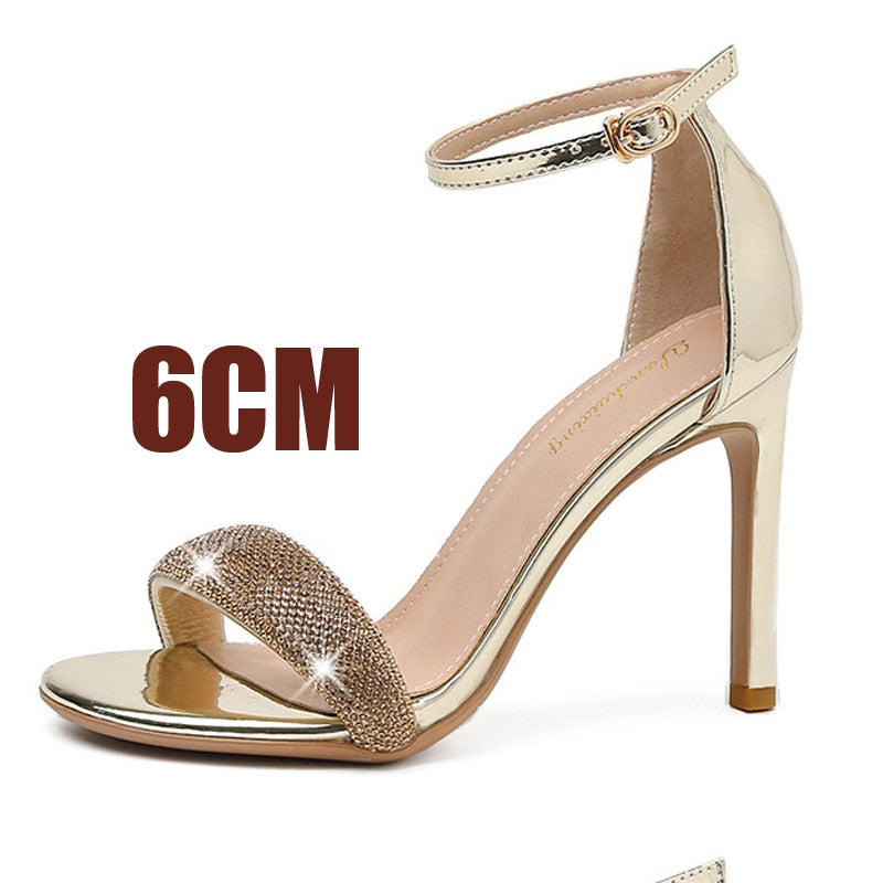 High Quality Open Toe Stiletto Heel Sandal