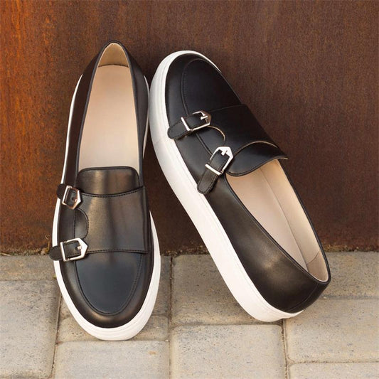 Solid Color Classic Moccasin Loafers Men